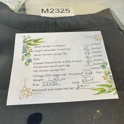 Carhartt Pants Mens 38x32 Navy Blue Ripstop Relaxed Fit Workwear Zipper Pockets - Thumbnail 13