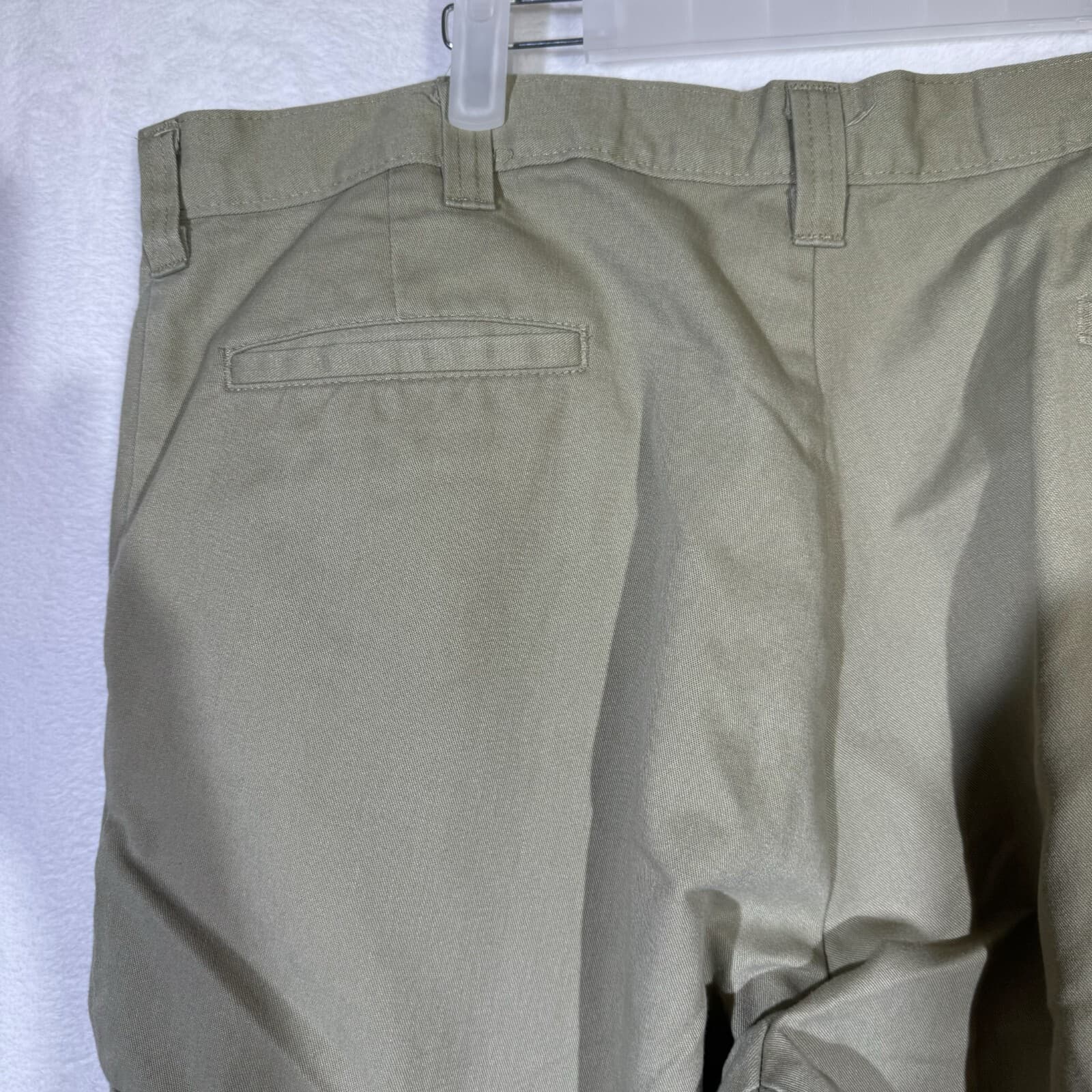 Dickies Men’s Khaki Canvas Cargo Pants – Size 42 × 32, High‑Rise, Lightweight - Thumbnail 10
