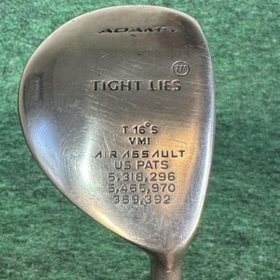 Vintage Adams Tight Lies Air Assault 16° Fairway Wood Mens RH Graphite Silver - Image 1