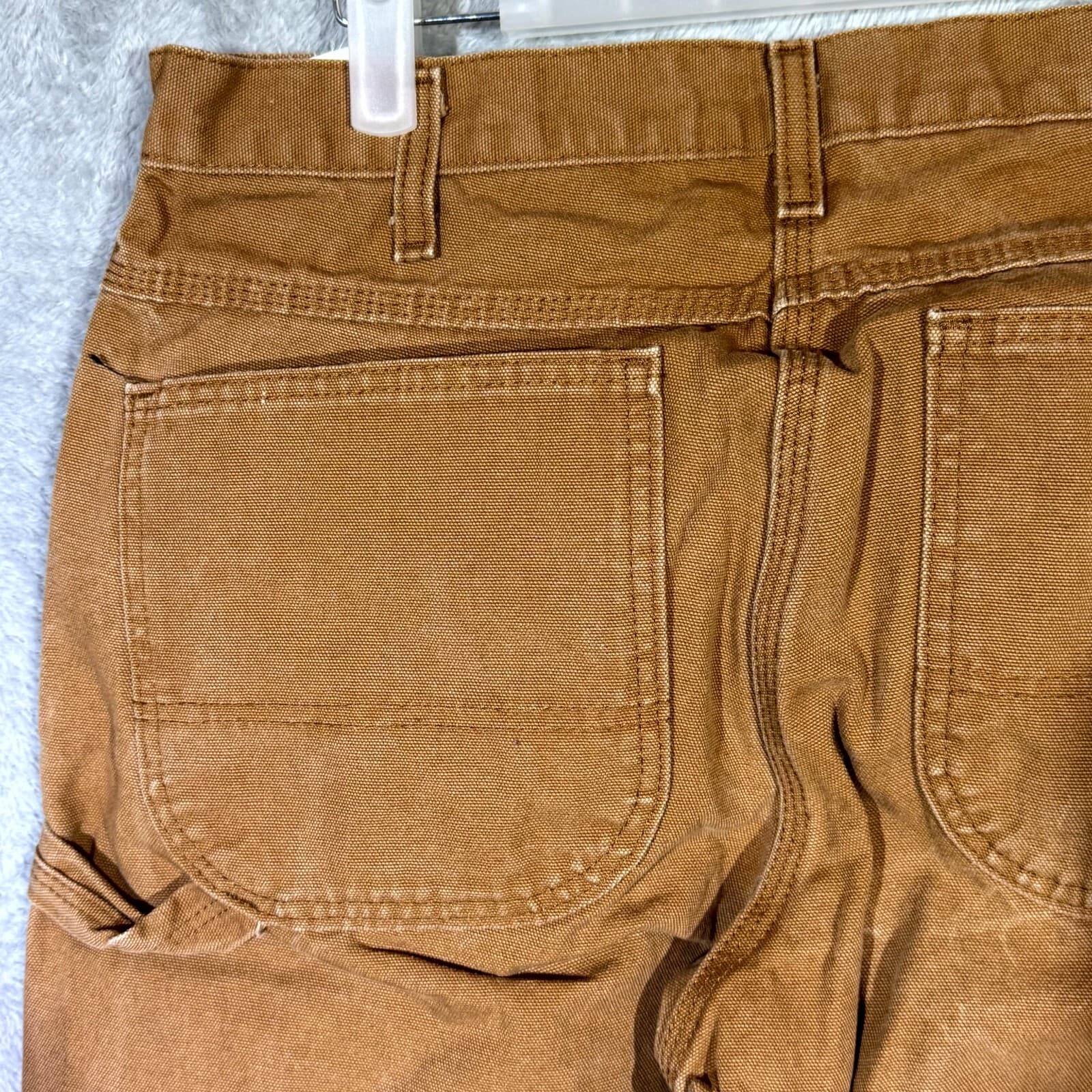 Dickies Men’s Carpenter Jeans 34x30 Brown Denim Mid-Rise Straight Leg - Thumbnail 6