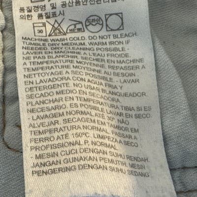 Levis 541 Jeans Mens 34x29 (34x30) Blue Light Wash Athletic Taper Stretch Denim - Thumbnail 7