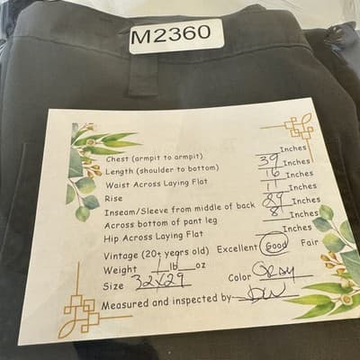 Carhartt Ripstop Pants Mens 32x29 Gray Utility Workwear Zipper Pocket Cargo - Thumbnail 10