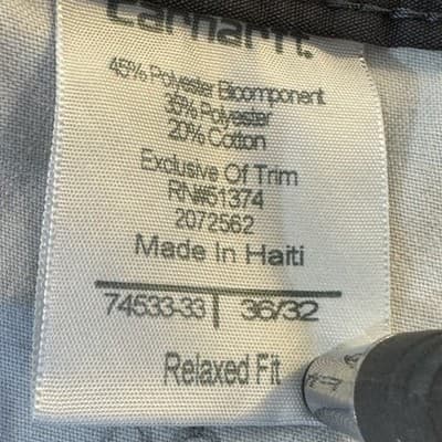 Carhartt Pants Mens 36x30 Gray Relaxed Fit Ripstop Outdoor Workwear Hiking - Thumbnail 7