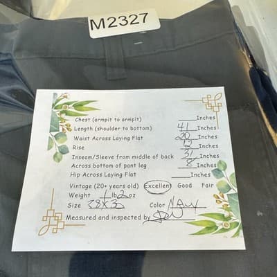 Carhartt Pants Mens 38x32 Navy Relaxed Fit Workwear Ripstop Utility Pockets Zip - Thumbnail 10