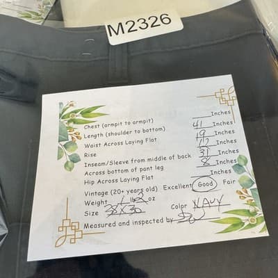 Carhartt Pants Mens 38x30 Navy Blue Relaxed Fit Ripstop Workwear Outdoor Pocket - Thumbnail 12