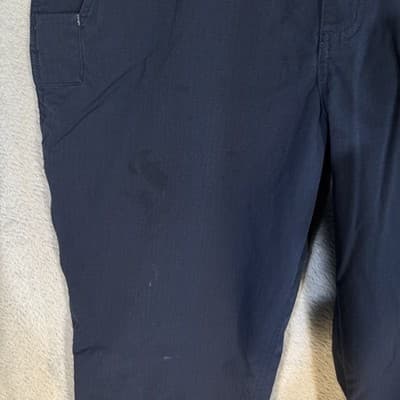 Carhartt Pants Mens 38x30 Navy Blue Relaxed Fit Ripstop Workwear Outdoor Pocket - Thumbnail 4
