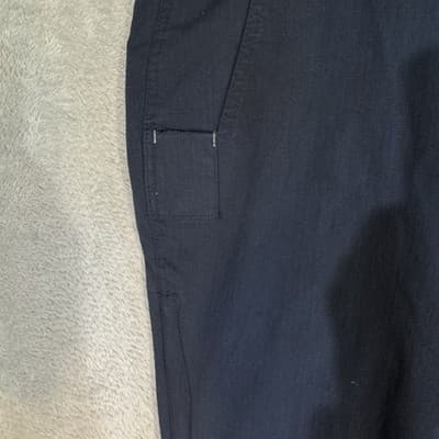 Carhartt Pants Mens 38x32 Navy Relaxed Fit Workwear Ripstop Utility Pockets Zip - Thumbnail 4