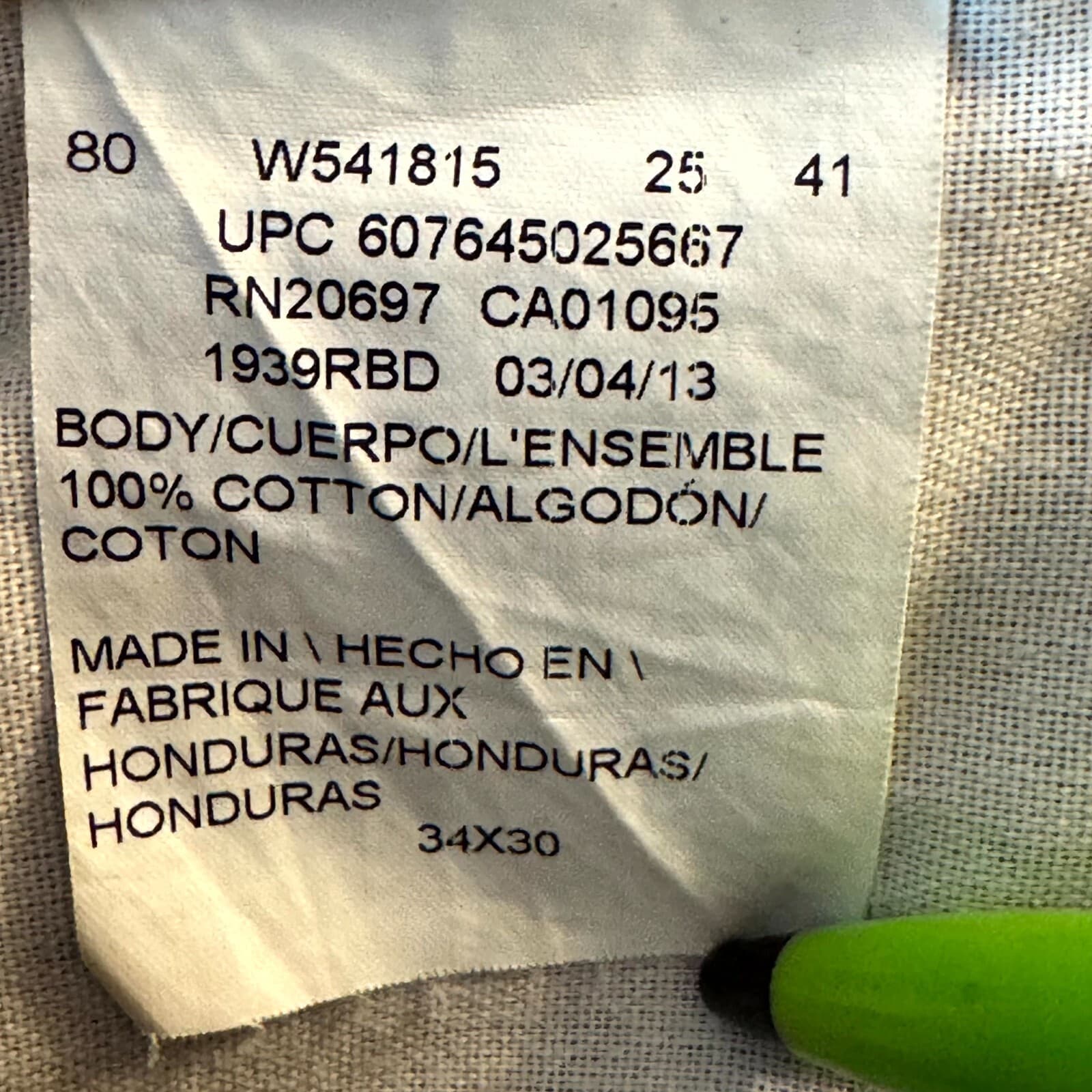 Dickies Men’s Carpenter Jeans 34x30 Brown Denim Mid-Rise Straight Leg - Thumbnail 10