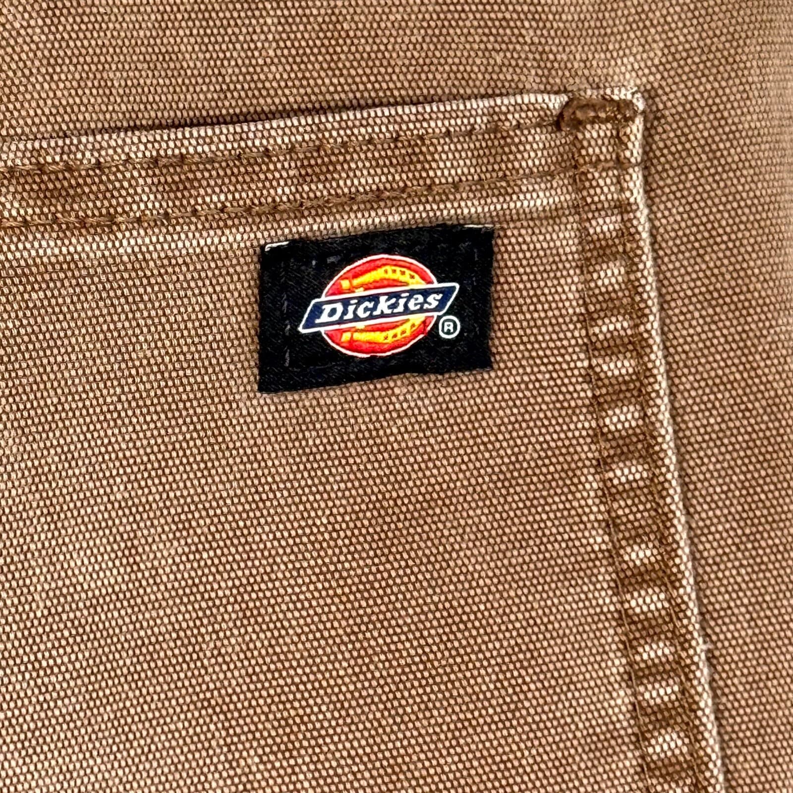 Dickies Men’s Carpenter Jeans 36X32 Brown Denim Regular Fit Workwear Straight - Thumbnail 8