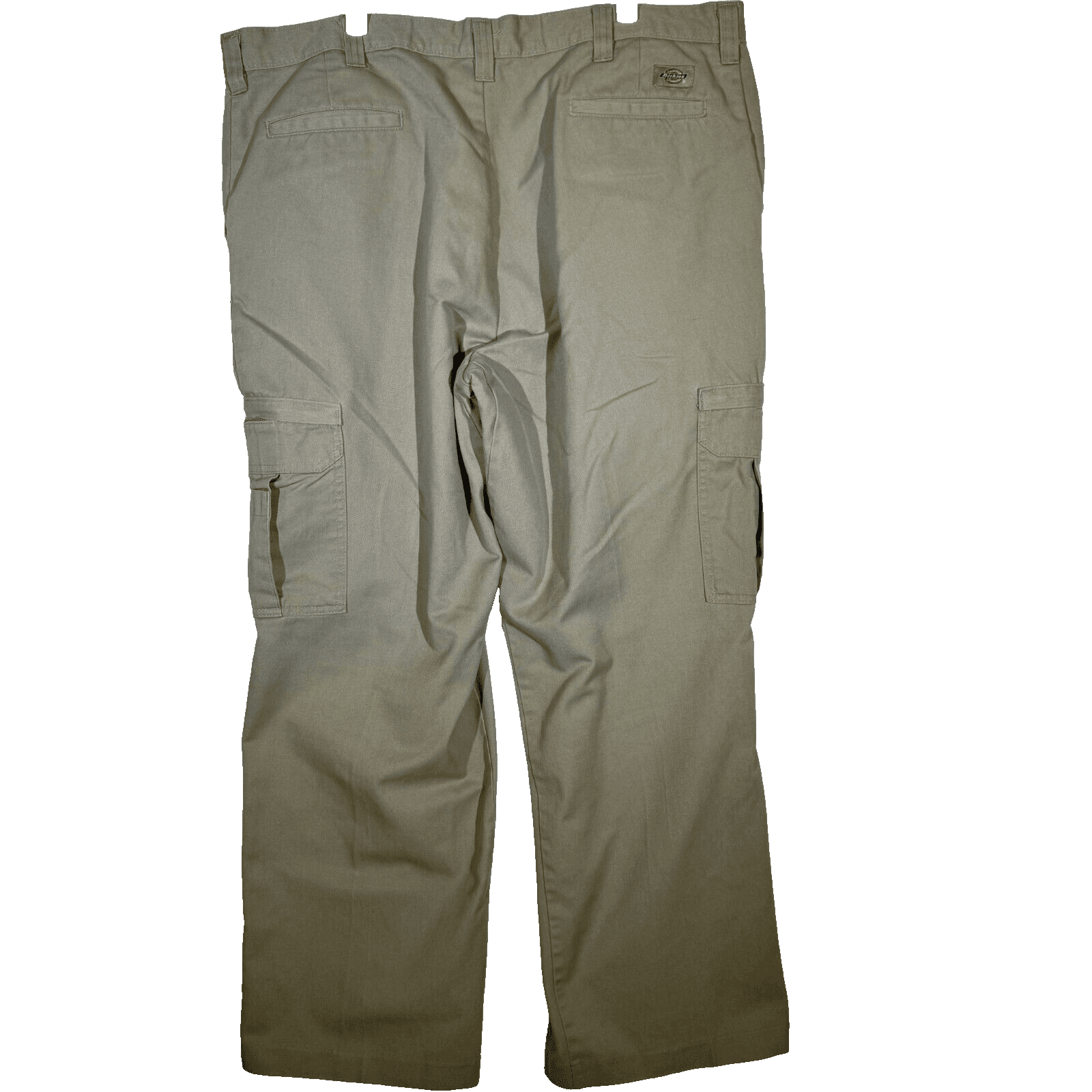 Dickies Men’s Khaki Canvas Cargo Pants – Size 42 × 32, High‑Rise, Lightweight - Thumbnail 2