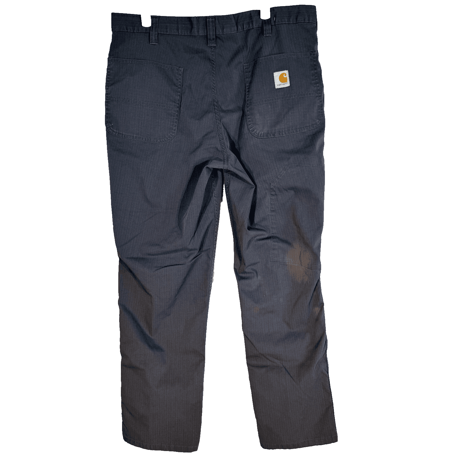 Carhartt Pants Mens 34x30 Gray Relaxed Fit Ripstop Work Utility Outdoor Stain - Thumbnail 2