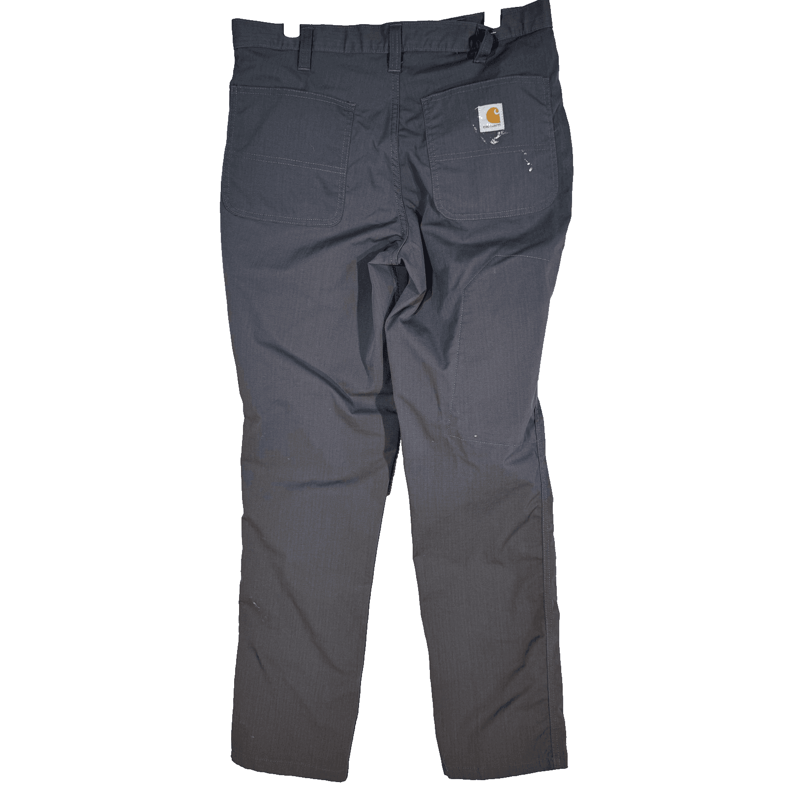 Carhartt Pants Mens 32x32 Relaxed Fit Ripstop Utility Workwear Stain Patched - Thumbnail 2