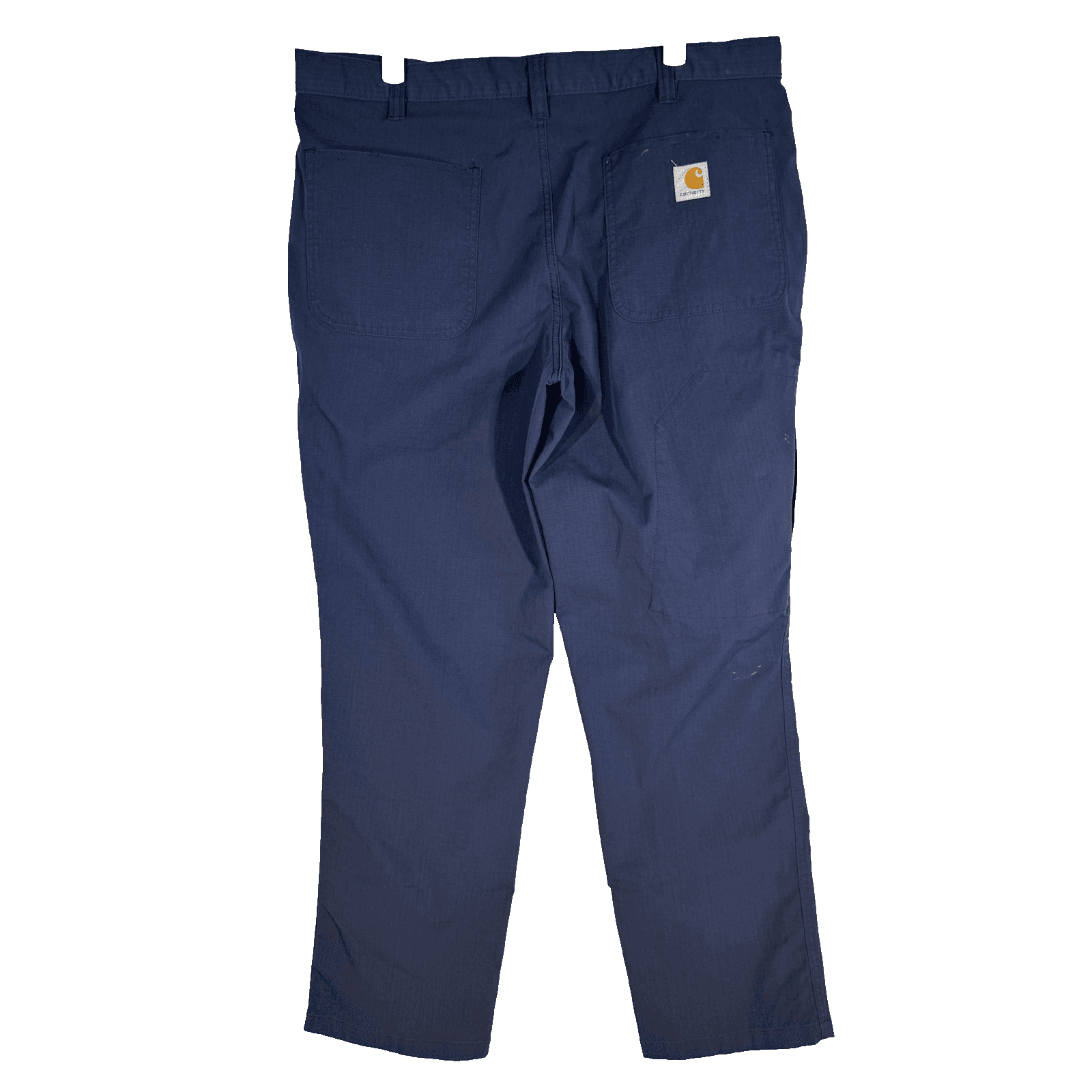 Carhartt Pants Mens 34x29 Navy Ripstop Relaxed Fit Workwear Utility Stain Zip - Thumbnail 2