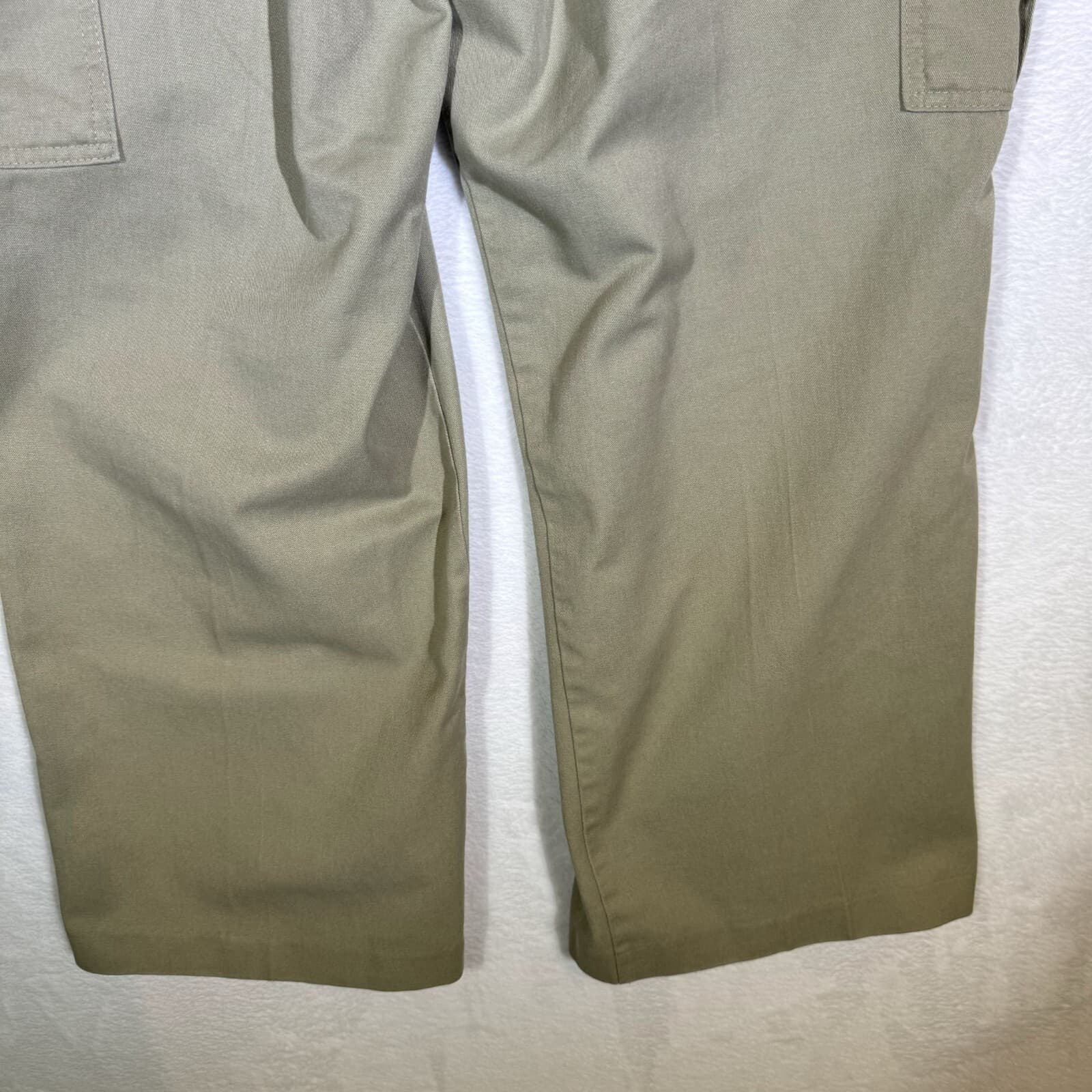 Dickies Men’s Khaki Canvas Cargo Pants – Size 42 × 32, High‑Rise, Lightweight - Thumbnail 9