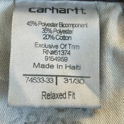Carhartt Pants Mens 31x29 Gray Relaxed Fit Ripstop Utility Workwear Durable - Thumbnail 8