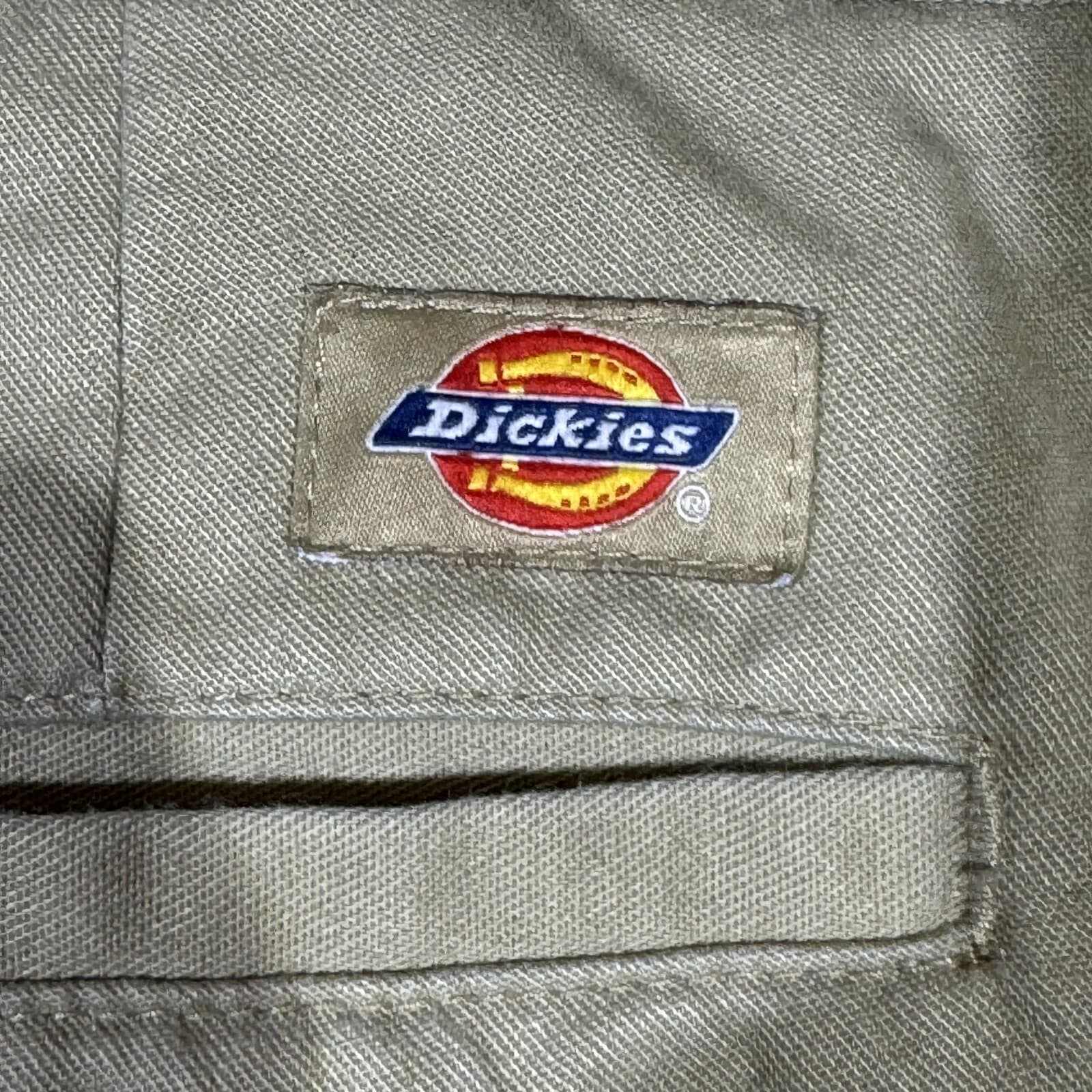 Dickies Men’s Khaki Canvas Cargo Pants – Size 42 × 32, High‑Rise, Lightweight - Thumbnail 12