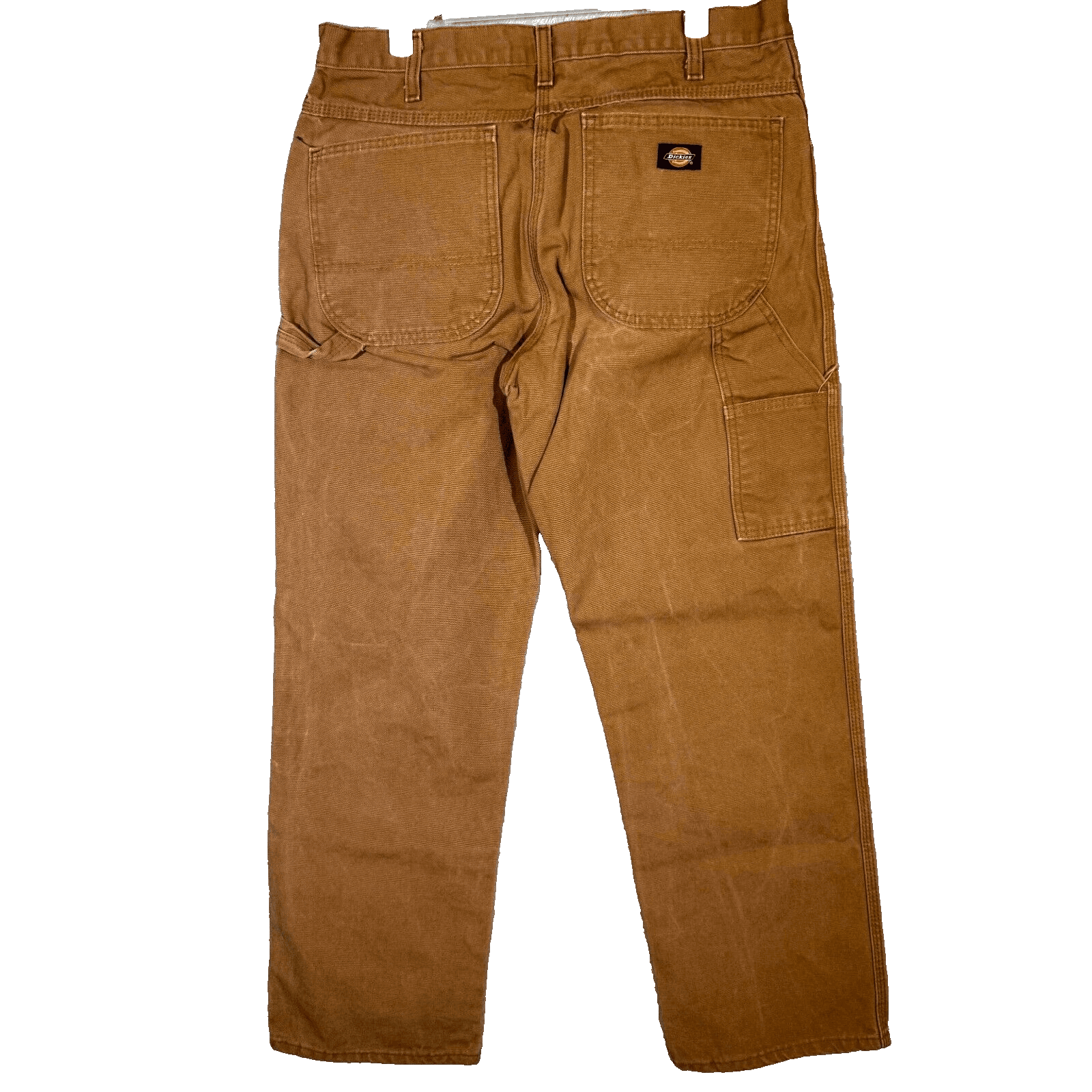 Dickies Men’s Carpenter Jeans 34x30 Brown Denim Mid-Rise Straight Leg - Thumbnail 2