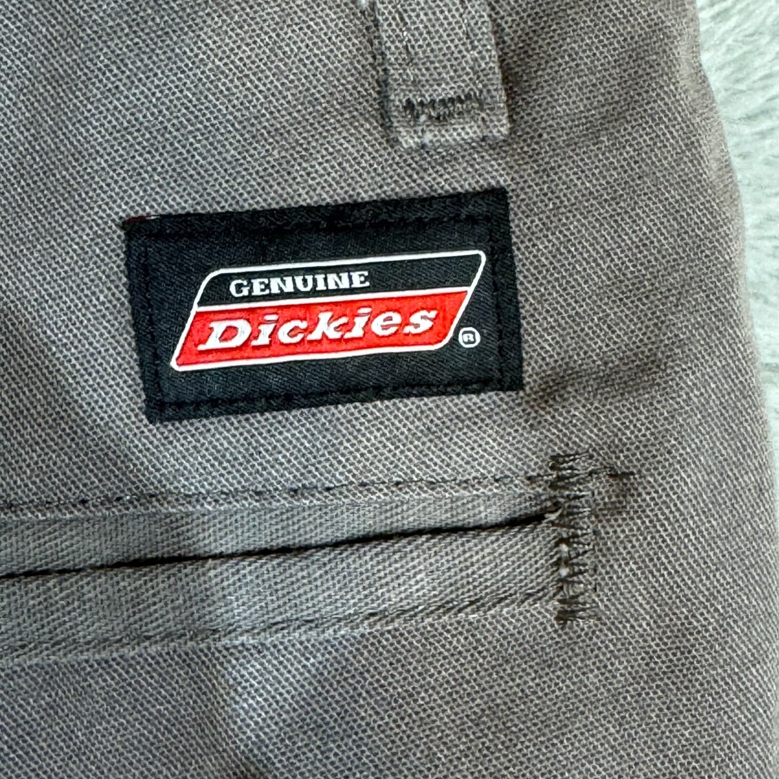 Dickies Men's Cargo Pants 38 X 30 Grey Polyester Pockets Outdoor M1601 - Thumbnail 11
