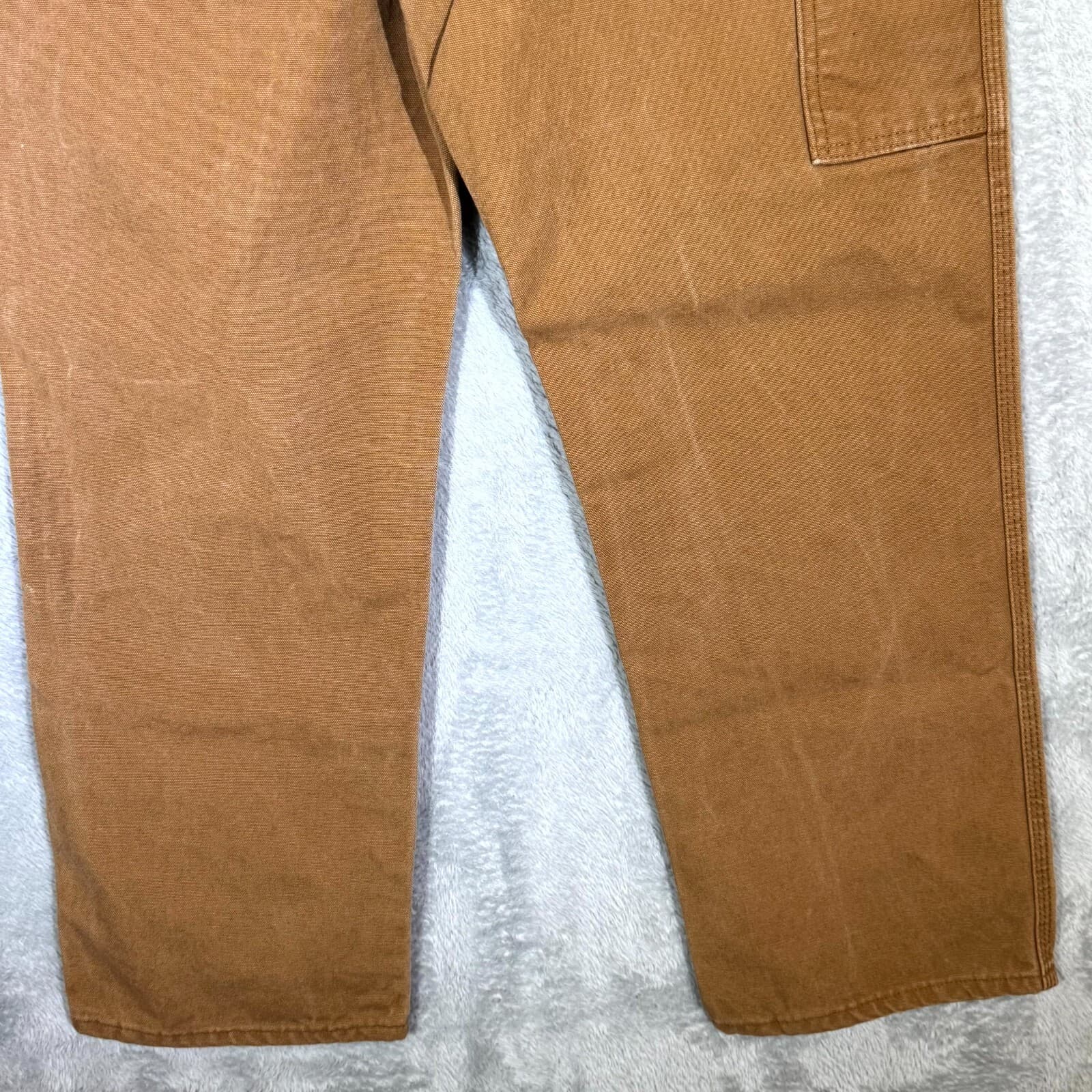 Dickies Men’s Carpenter Jeans 34x30 Brown Denim Mid-Rise Straight Leg - Thumbnail 8