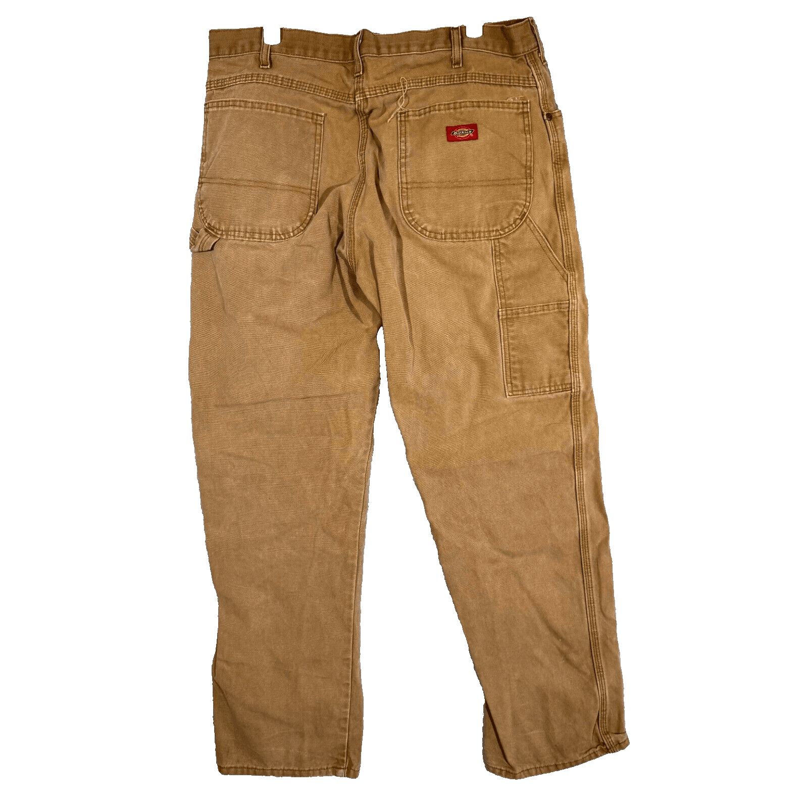 Dickies Carpenter Jeans Men’s 34x32 Brown Denim Relaxed Fit Straight Leg - Thumbnail 2