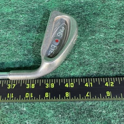 Vintage Ping Eye 2 Red Dot 3 Iron Golf Club Karsten Phoenix USA Steel Shaft RH - Thumbnail 5