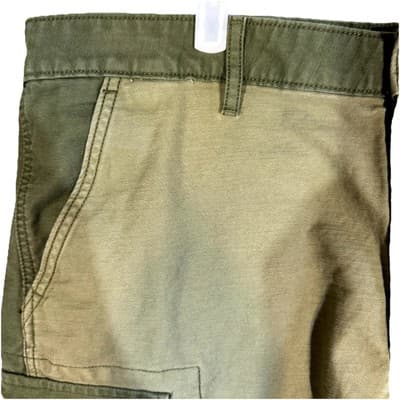 Levi's Carrier Cargo Shorts Men 40 Olive Green Cotton Workwear Zip Fly Durable - Thumbnail 3