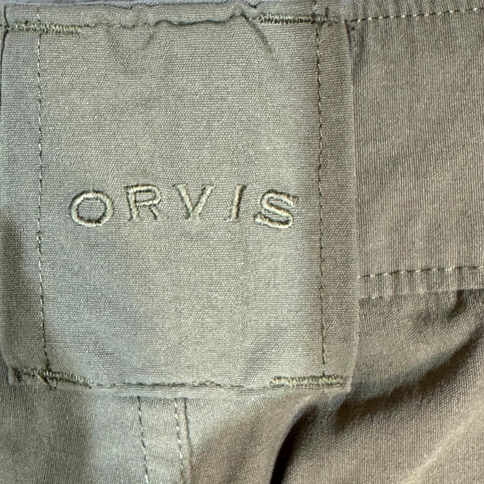 Orvis Cargo Shorts Mens 38 Green Stretch Comfort Hidden Pocket Outdoor Workwear - Thumbnail 3