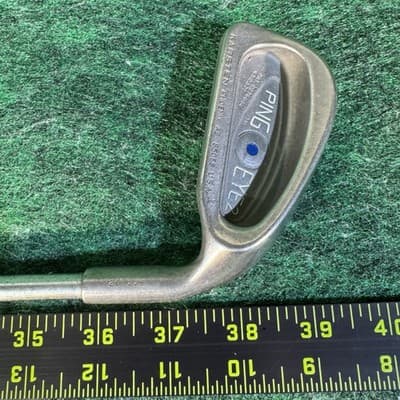 Ping Eye 2 5 Iron Blue Dot Right Handed Karsten Steel Vintage USA - Thumbnail 5