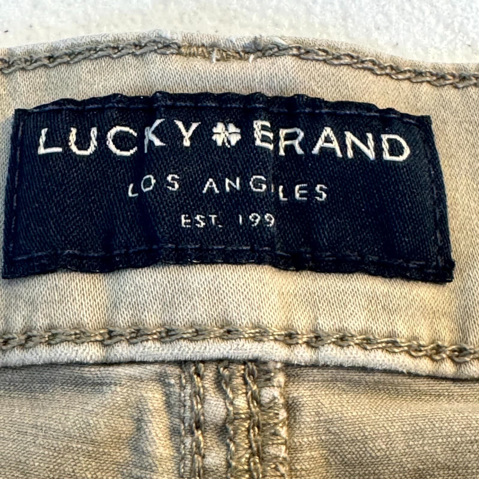 Lucky Brand 410 Men’s Jeans 34x32 Beige Athletic Fit Mid-Rise Casual Denim - Thumbnail 11