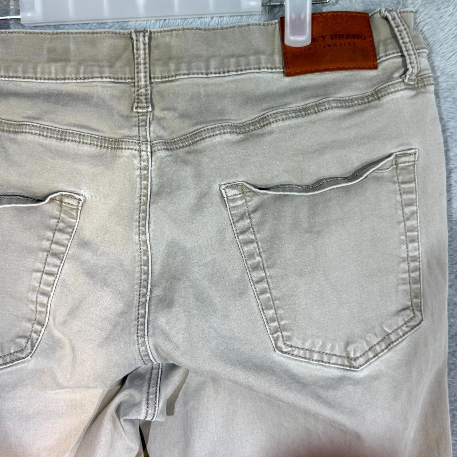 Lucky Brand 410 Men’s Jeans 34x32 Beige Athletic Fit Mid-Rise Casual Denim - Thumbnail 7