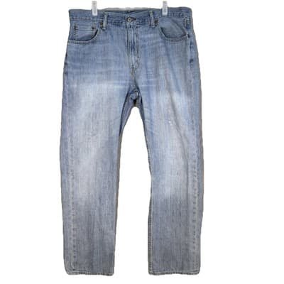 Levi's 559 Men's Jeans 36x34 Blue Denim Mid-Rise Medium Wash Straight Leg - Image 1