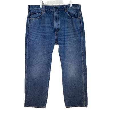 Levi's Western Fit Jeans 40x30 Blue Denim High Rise Straight Leg Cowboy Fit - Image 1