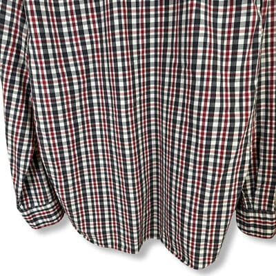 J.Crew Men's Size L Red & Black Plaid Button-Down Shirt Long Sleeve Classic Fit - Thumbnail 7