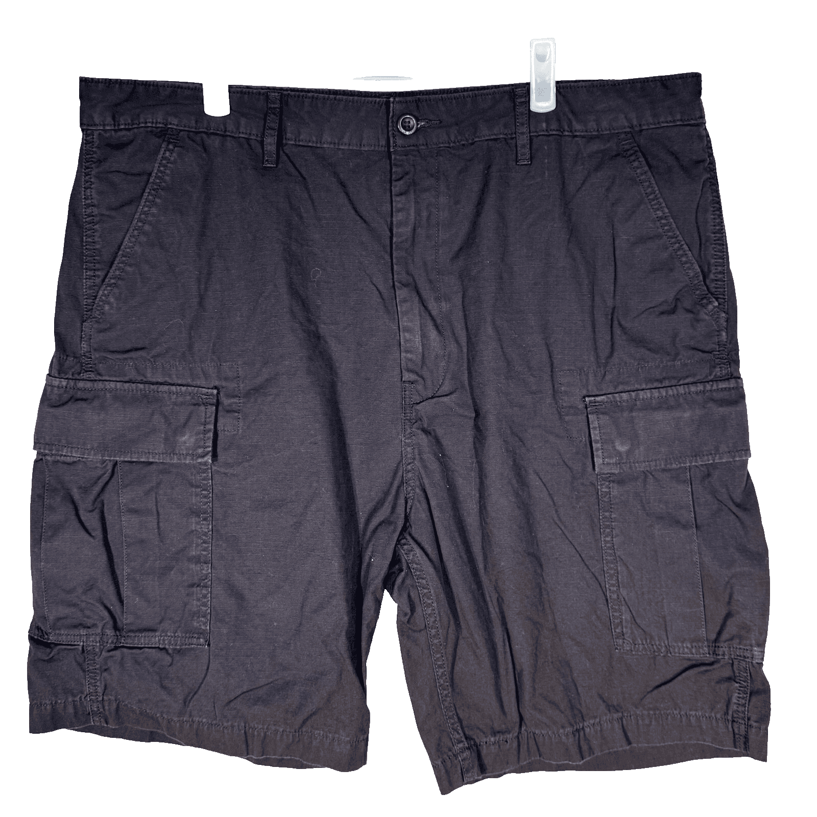 Levi’s Men’s Cargo Shorts 40 Black 100% Cotton High-Rise Zip Fly Workwear Casual - Image 1
