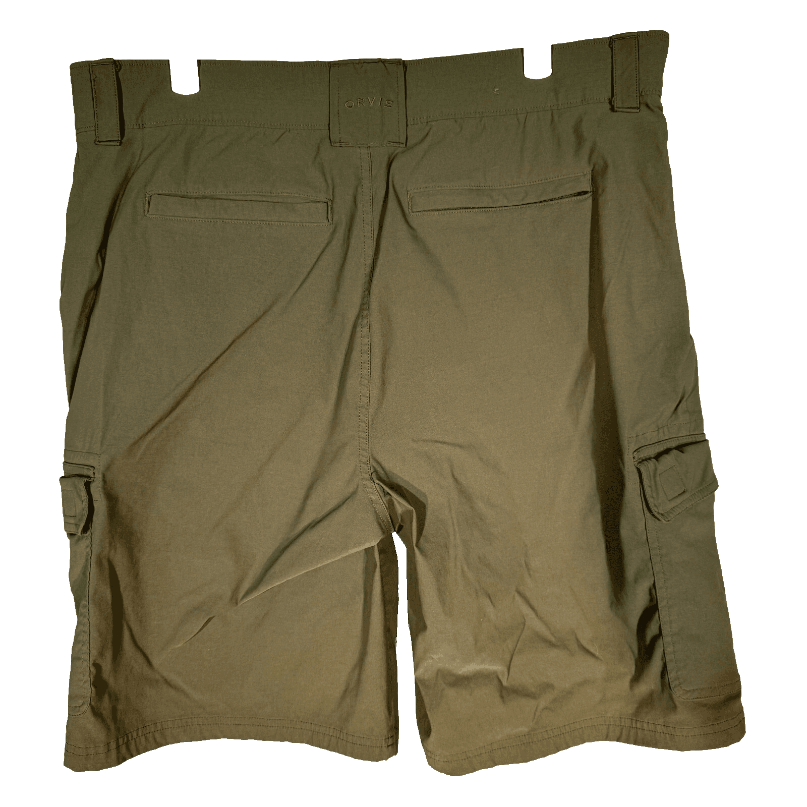Orvis Cargo Shorts Mens 38 Green Stretch Comfort Hidden Pocket Outdoor Workwear - Thumbnail 2
