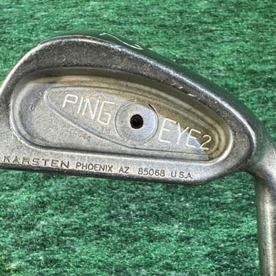 Vintage Ping Eye 2, 2 Iron Kelmac Grip True Temper Stiff Shaft Golf Club USA - Image 1