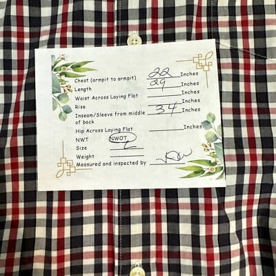 J.Crew Men's Size L Red & Black Plaid Button-Down Shirt Long Sleeve Classic Fit - Thumbnail 8