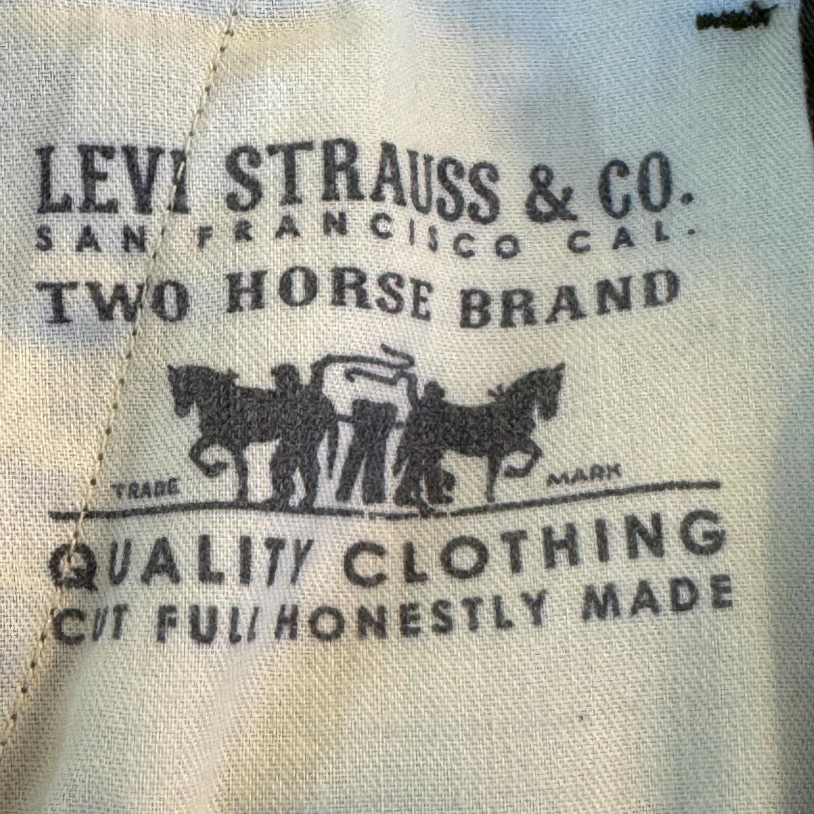 Levi's Carrier Cargo Shorts Men 40 Olive Green Cotton Workwear Zip Fly Durable - Thumbnail 11