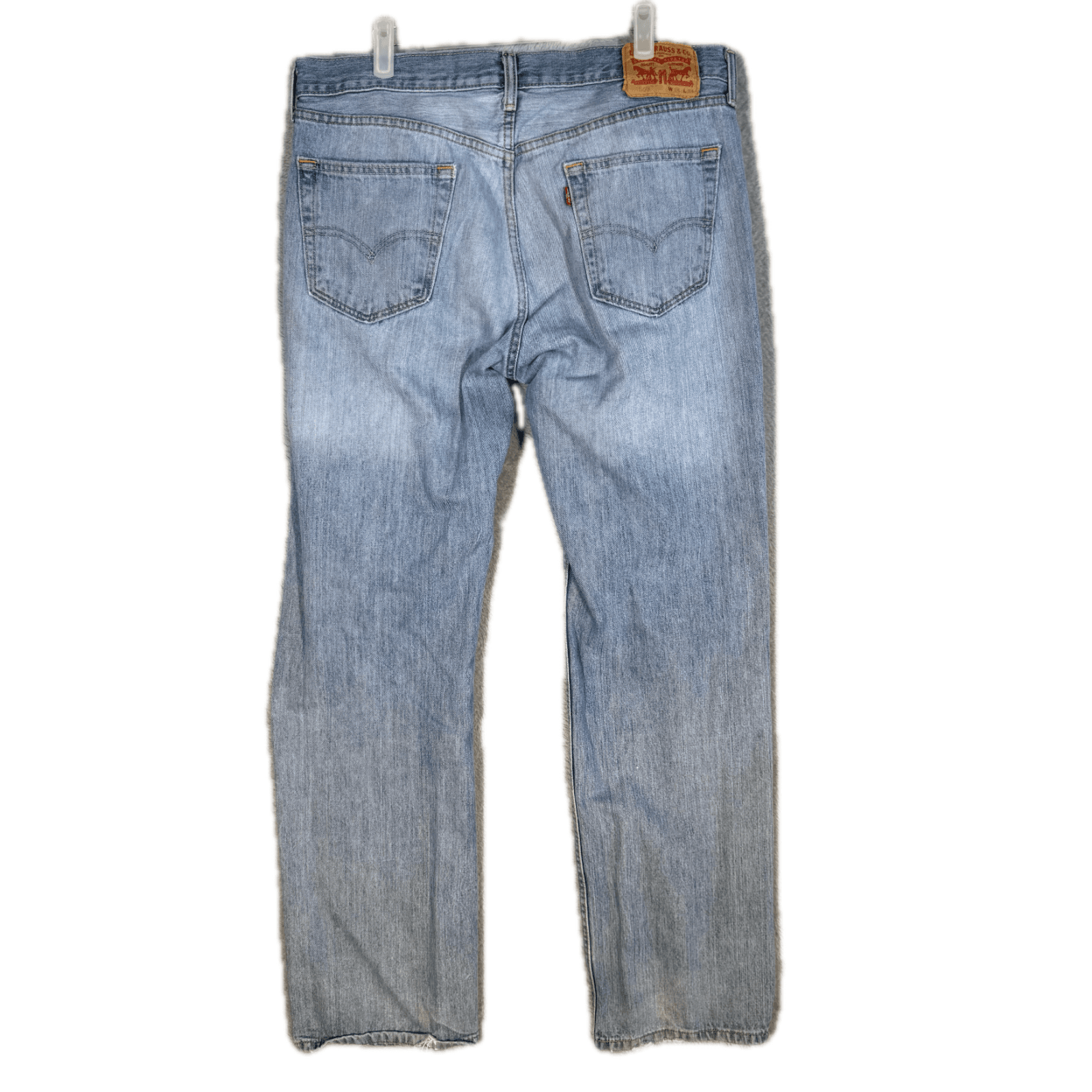 Levi's 559 Men's Jeans 36x34 Blue Denim Mid-Rise Medium Wash Straight Leg - Thumbnail 2