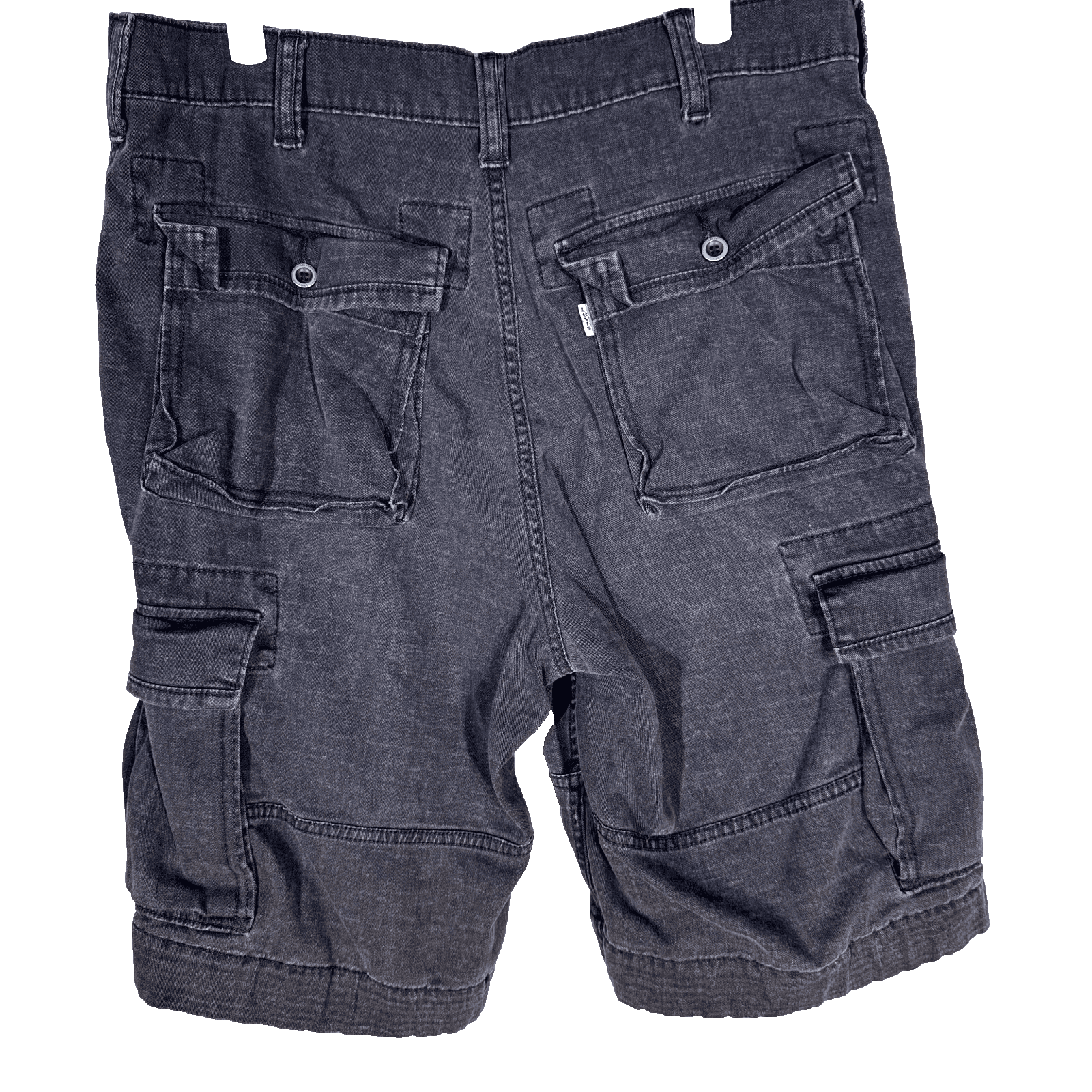 Levi's Cargo Shorts Men's 33 Black High-Rise Classic Utility Pockets Durable - Thumbnail 2