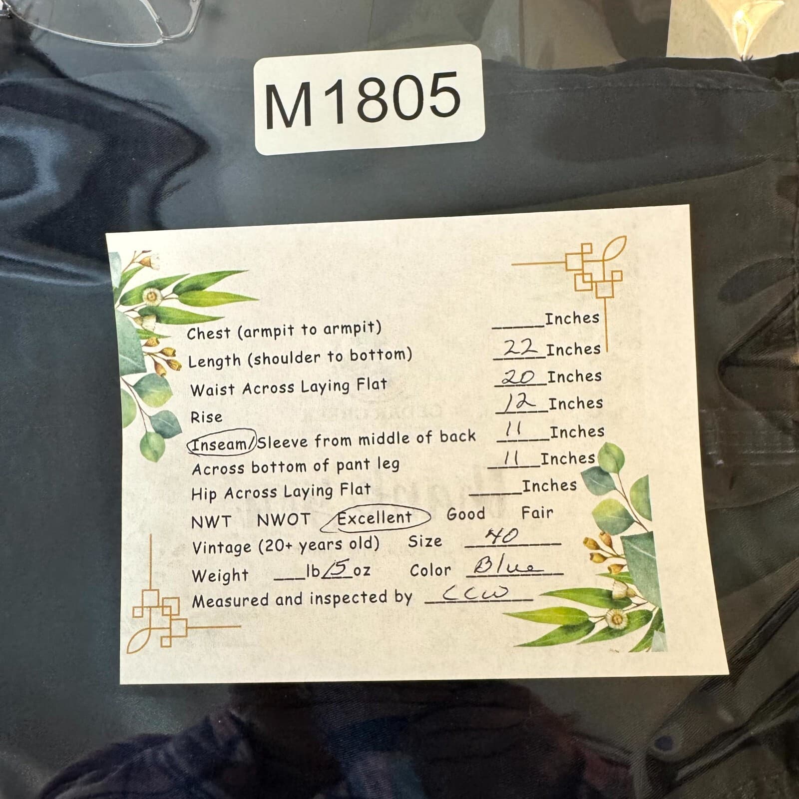 Levi's 569 Men's Shorts 40 Blue Denim High-Rise 5-Pocket Loose Fit - Thumbnail 5