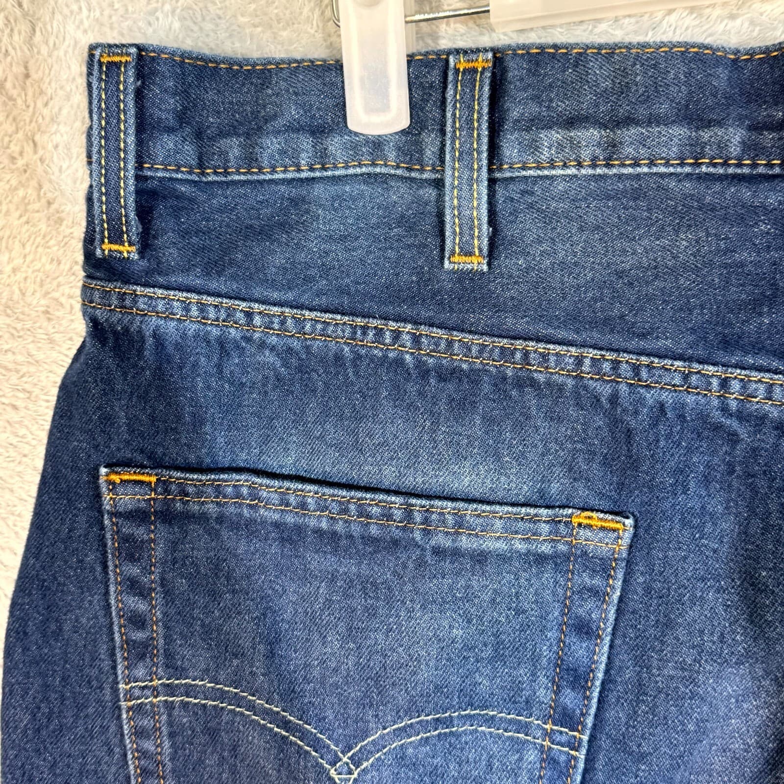 Levi's 569 Men's Shorts 40 Blue Denim High-Rise Loose Fit 5-Pocket - Thumbnail 5