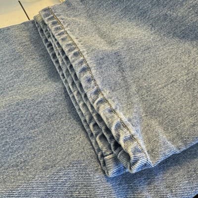 Levis 550 Jeans Mens 42x32 Blue Relaxed Fit 100% Cotton Denim High Rise Tapered - Thumbnail 9