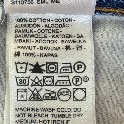 Levis 550 Jeans Mens 42x32 Blue Relaxed Fit 100% Cotton Denim High Rise Tapered - Thumbnail 6