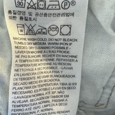 Levis 511 Jeans Mens 34x33 (36x34) Light Wash Blue Slim Taper Stretch Denim - Thumbnail 8