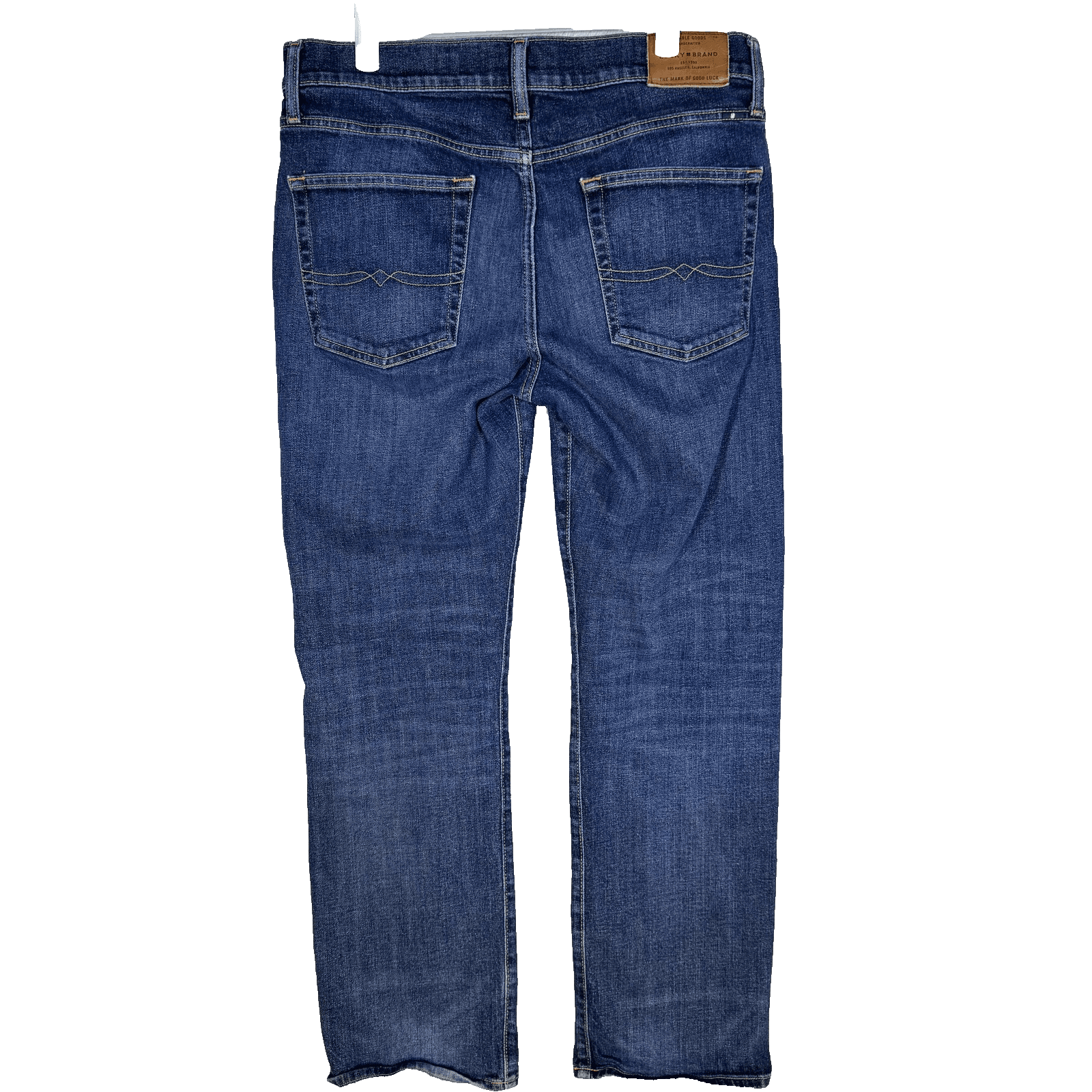 Lucky Brand Jeans Mens 33x30 Blue 363 Straight Alamo Stretch Denim Classic Fit - Thumbnail 2