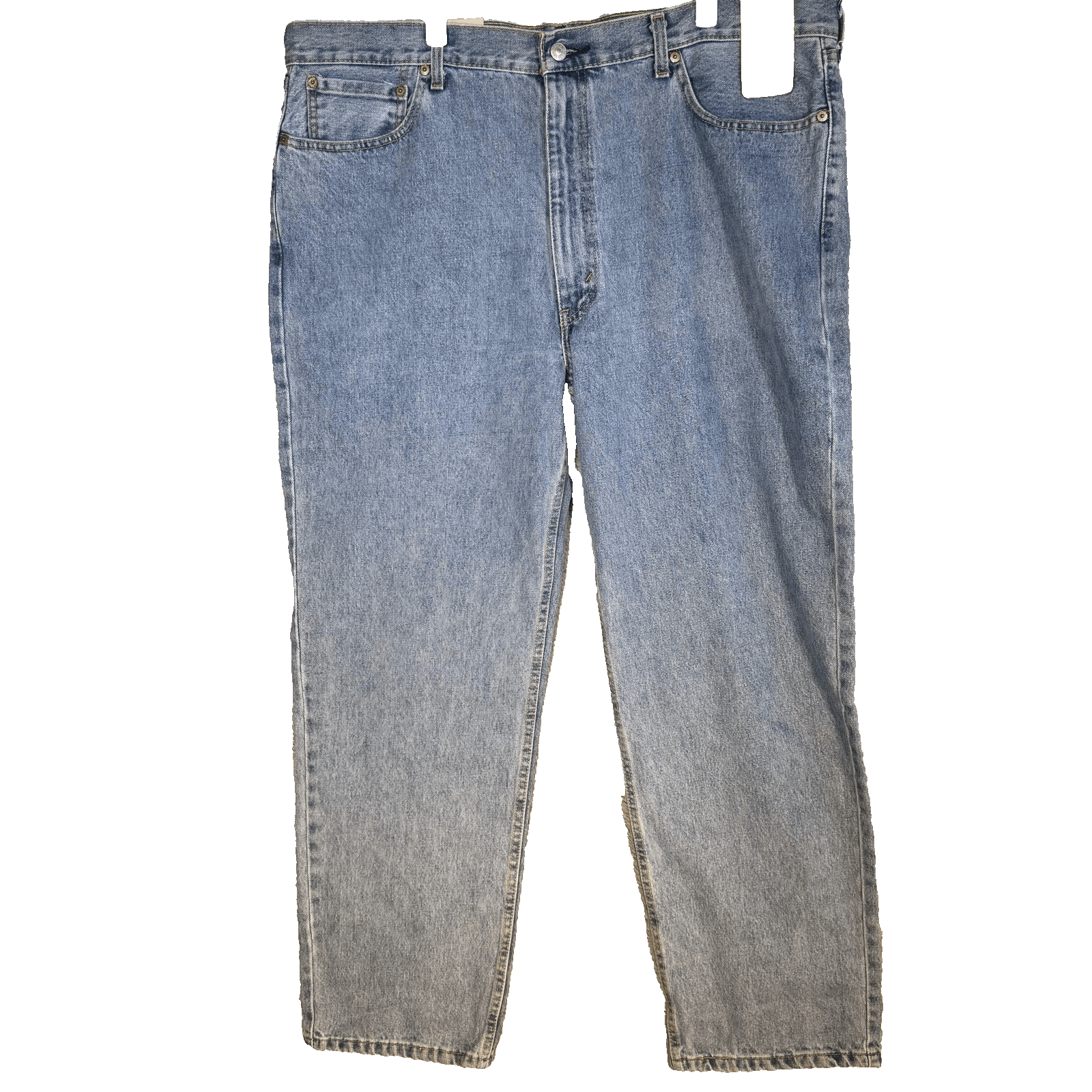 Levis 550 Jeans Mens 42x32 Blue Relaxed Fit 100% Cotton Denim High Rise Tapered - Image 1