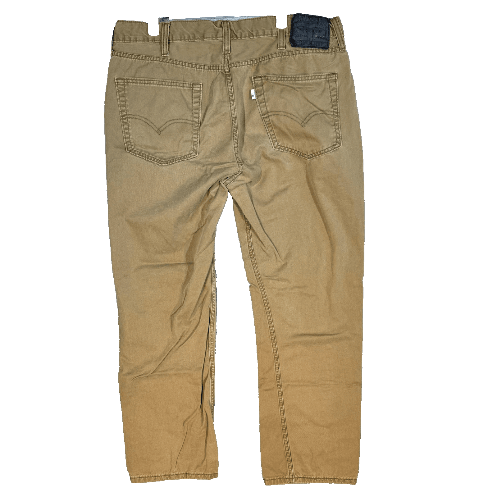 Levis 514 Jeans Mens 38x30 Brown Straight Fit Classic 100% Cotton Pants - Thumbnail 2