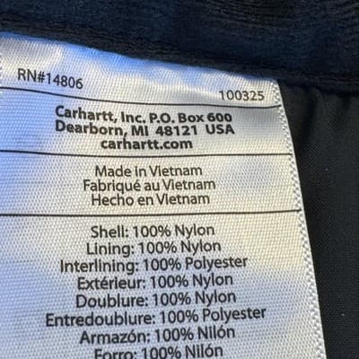 Carhartt Pants Mens XL Short Blue Storm Defender Shoreline Insulated Waterproof - Thumbnail 10