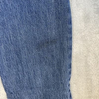 Levis 505 Jeans Mens 33x34 Blue Denim Straight Leg Medium Wash Red Tab - Thumbnail 3